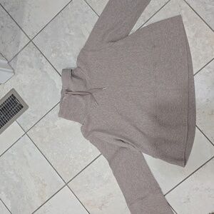 Lululemon Sweatshirt Pullover Womens Medium Large Retreat Yourself Light Brown